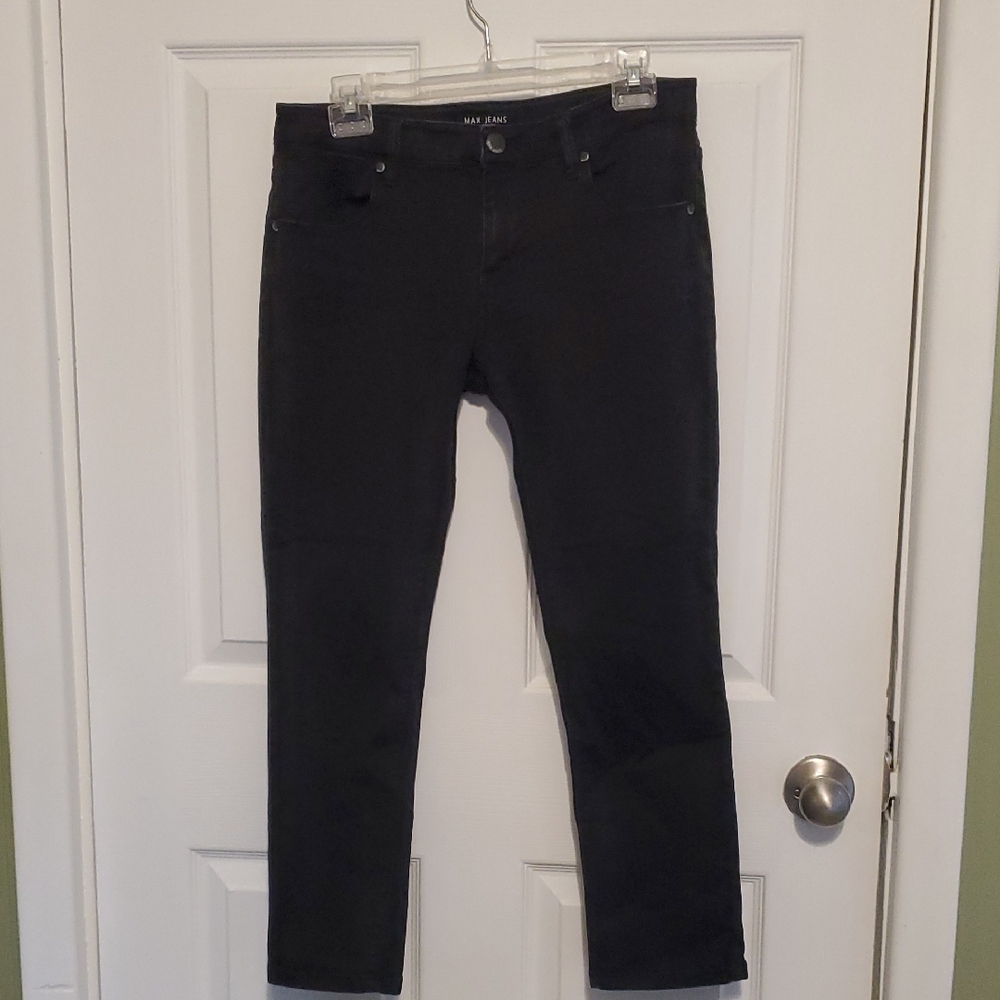 Max Jeans Women's Dark Gray Skinny Jeans